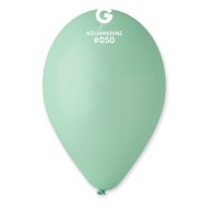 Латексные шарики 10" пастель 50 аквамарин Gemar 