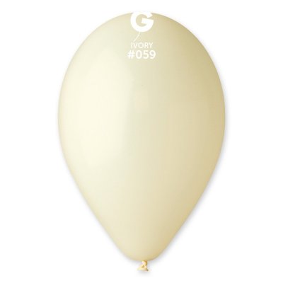 Латексные шарики 10" пастель 59 айвори Gemar 