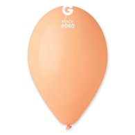Латексные шарики 10" пастель 60 персиковый Gemar