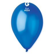 Латексные шарики 10" металлик 54 синий Gemar 