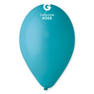Латексные шарики 10" пастель 68 темно-бирюзовый Gemar 
