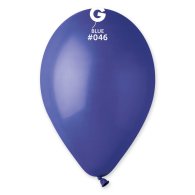 Латексные шарики 12" пастель 46 темно-синий Gemar 