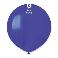 Латексный шарик 19" пастель 46 тёмно-синий Gemar