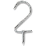 Свеча-цифра бенгальская "2" серебро Свеча-цифра бенгальская "2" серебро