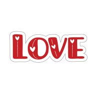 Ростовая фигура "Love" 100х40 см