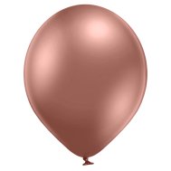 Латексные шарики 12" хром Glossy розовое золото В105/606 BelBal 