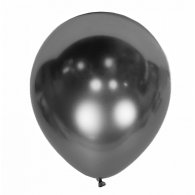 Латексные шарики 5" Хром Mirror Space Grey Kalisan Латексные шарики 5" Хром Mirror Space Grey Kalisan