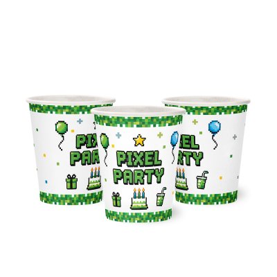 Набор стаканчиков "Pixel Party" 10 шт Набор стаканчиков "Pixel Party" 10 шт