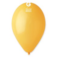 Латексные шарики 12" пастель 03 темно-желтый Gemar 