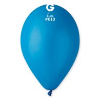 Латексные шарики 12" пастель 10 синий Gemar 
