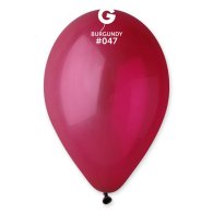 Латексные шарики 12" пастель 47 бургунди Gemar 