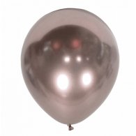 Латексные шарики 12" Хром Mirror Rose gold Kalisan