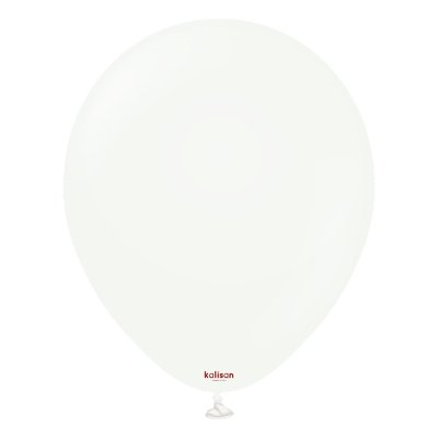 Латексный шарик пастель 18" Белый (White) Kalisan 