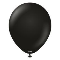 Латексный шарик пастель 18" Черный (Black) Kalisan 