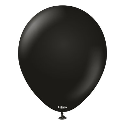 Латексный шарик пастель 18" Черный (Black) Kalisan 