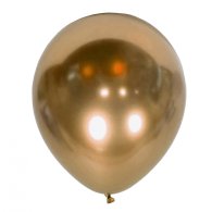 Латексна кулька хром 18" золотий (Mirror Gold) Kalisan