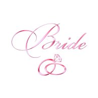 Напис на оракалі для куль "Bride" рожеве золото