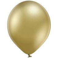 Латексные шарики 12" хром Glossy золотистый В105/600 BelBal