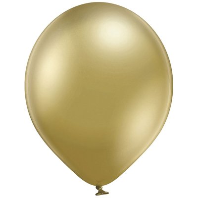 Латексные шарики 12" хром Glossy золотистый В105/600 BelBal
