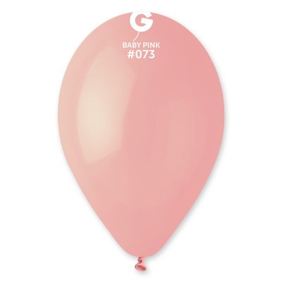 Латексные шарики 10" пастель 73 нежно-розовый Gemar 