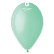 Латексные шарики 10" пастель 77 мятный Gemar 