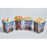 Коробочка для попкорна и сладостей "Леди Баг" 5 шт