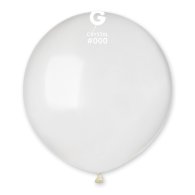 Латексный шарик 19" пастель 00 прозрачный Gemar 