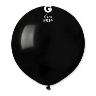 Латексный шарик 19" пастель 14 черный Gemar 