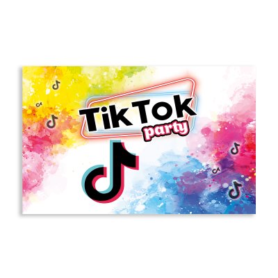 Плакат для праздника "TikTok party" 75х120 см Плакат для праздника "TikTok party" 75х120 см