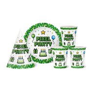 Набор посуды с колпачками "Pixel Party" на 10 персон Набор посуды с колпачками "Pixel Party" на 10 персон
