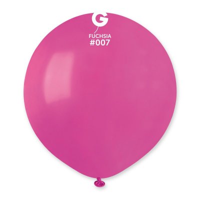 Латексный шарик 19" пастель 07 фуксия Gemar 