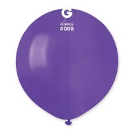 Латексный шарик 19" пастель 08 фиолетовый Gemar 