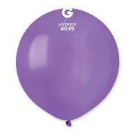 Латексный шарик 19" пастель 49 лавандовый Gemar 