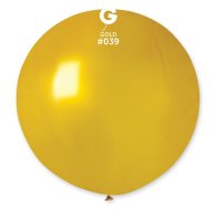 Латексна кулька 31" металік 39 золото Gemar