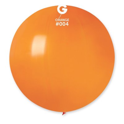 Латексный шарик 31" пастель 04 оранжевый Gemar 