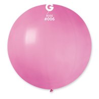 Латексный шарик 31" пастель 06 розовый Gemar 