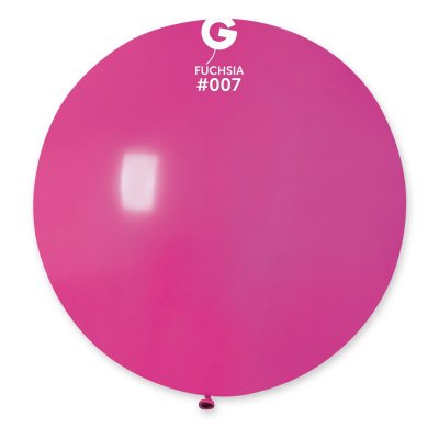 Латексный шарик 31" пастель 07 фуксия Gemar