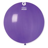 Латексный шарик 31" пастель 08 фиолетовый Gemar 