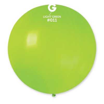 Латексный шарик 31" пастель 11 салатовый Gemar 