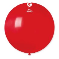 Латексна кулька 31" пастель 45 червоний Gemar