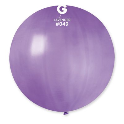 Латексный шарик 31" пастель 49 сиреневый Gemar 