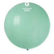 Латексный шарик 31" пастель 50 аквамарин Gemar 
