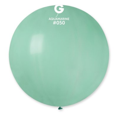 Латексный шарик 31" пастель 50 аквамарин Gemar 