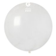 Латексный шарик 31" пастель 00 прозрачный Gemar 