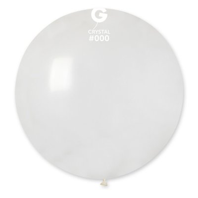 Латексный шарик 31" пастель 00 прозрачный Gemar 