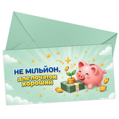 Конверт для грошей "Мільйон" Конверт для грошей "Мільйон"