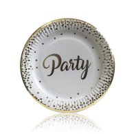 Набор тарелок "Золотая Party" 10 шт