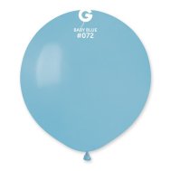 Латексный шарик 19" пастель 72 нежно-голубой Gemar