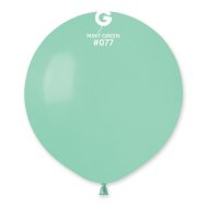 Латексный шарик 19" пастель 77 мятный Gemar 