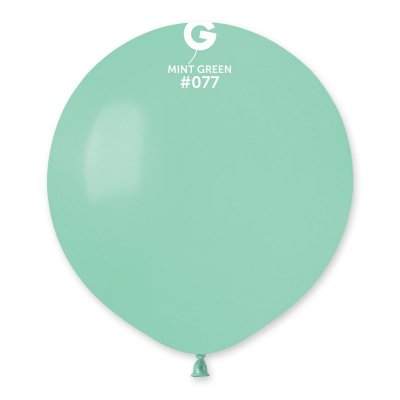 Латексна кулька 19" пастель 77 м'ятний Gemar